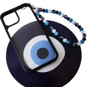 Evil Eye Beaded Phone Charm Wrist Strap for Mobile Phones