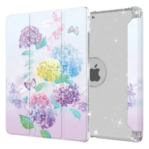 Floral Design Flip Case for iPad 10.2-Inch